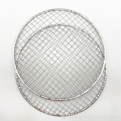 BBQ Grill Mesh Stainless Steel Crimped Barbecue Grill Wire Mesh Factory